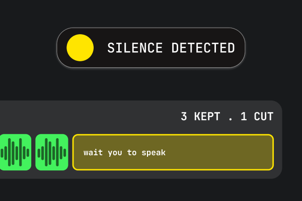Auto-cut silences